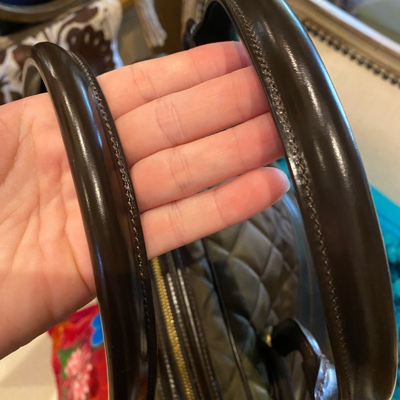 Burberry quilted Prorsum Bit Runway leather brown bag - Picture 3 of 15